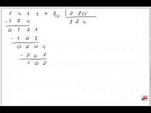 Como hacer una división en una base menor de 10