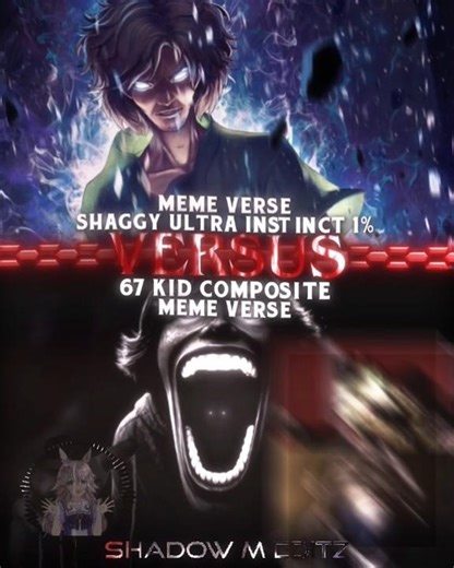 Shaggy ultra instinct #vs 67 Kid #fyp #shorts