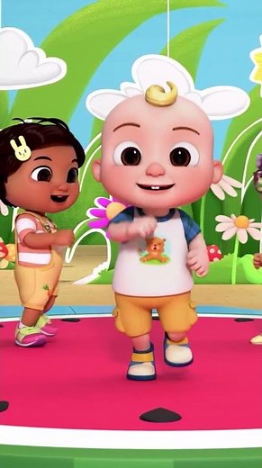 5 Speckled Frogs Song with CoComelon Kids! #cocomelon #shorts #fyp