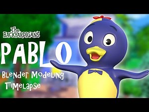 Pablo - The Backyardigans | Blender Modeling Timelapse