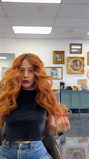 Big Sexy Curls ✨￼ #hairtok #hairtutorial #sexyhair #bigcurls #volume