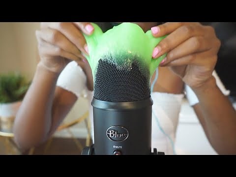 ASMR Slime in Your Ears & Slime on Mic | Satisfying STICKY SLIME Sounds PART 1