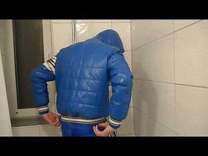 Shiny nylon RedBridge jacket, Adidas Cal Surf and Nike windbreaker get wet and soaked
