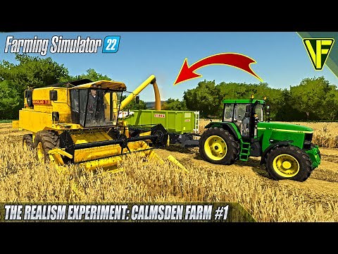 The Realism Experiment: Calmsden Farm - Day 1 | Farming Simulator 22