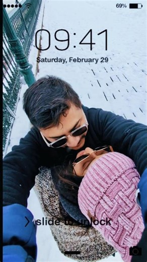 Winter Couple Pose Ideas | Easy Photos in Snow | Screensaver Ideas