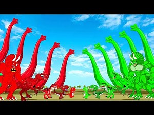 Red Dinosaur vs Blue Dinosaurs T-rex: Best Dinosaurs Shown in Jurassic World Rebirth