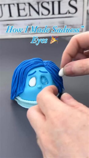 3.5K views · 129 reactions | ️ Fondant eyes for Sadness —...