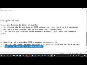 Configurando multi-area en OSPF