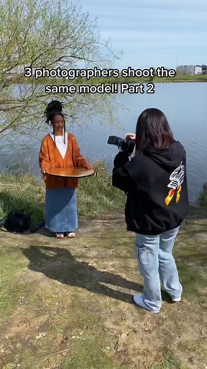 3 photographers and 1 model part 2! #photography #photoshoot #portraits #xyzbca #fyp #photographer