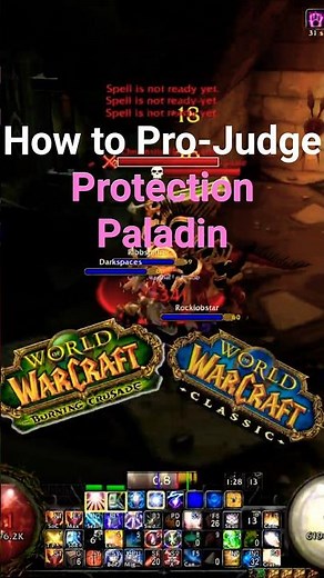 How to TANK as a Prot Paladin in TBC/CLASSIC How to Pro-Judge #worldofwarcraft #shorts #projudge