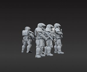 Incursive Squad - 28mm Sci-Fi Stealth Soldiers
