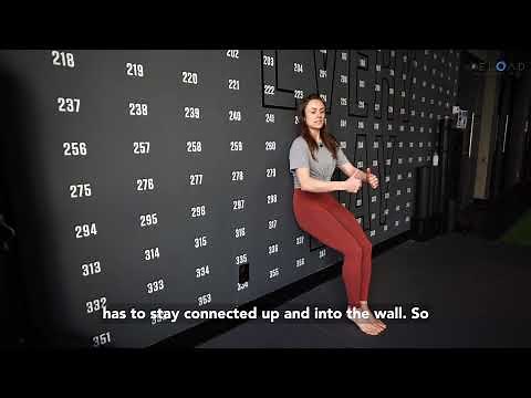 How To: Wall Sit with Heel Raise