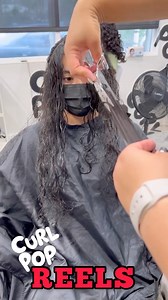 Excellent curly hair cutting advice on how to cut invisible layers on long hair from @curlpop 💥💯 | Hairbrained