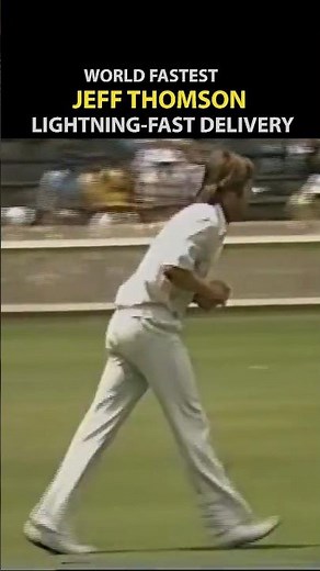 Jeff Thomson sent the stumps for a walk, Fastest delivery - Analysis #cricket #short #cricketfans