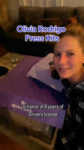 Molly on Instagram: "A little delayed but wanted to share this again since it was just the 4th anniversary of Olivia Rodrigo’s iconic Drivers License!!! My sister gets press kits and she gave me both of these 🤭🤭🤭. #oliviarodrigo #livieshq #liviesrodrigo #oliviarodrigoguts #drivinghome2u #oliviarodrigosour #driverslicenseoliviarodrigo"