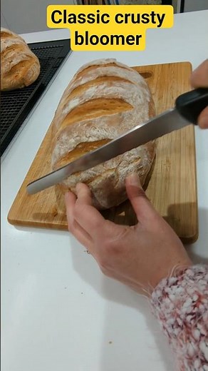 Traditional English crusty bloomer