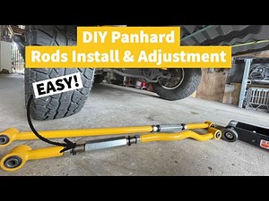80 Series Landcruiser Pan Hard Rod Install & Adjustment