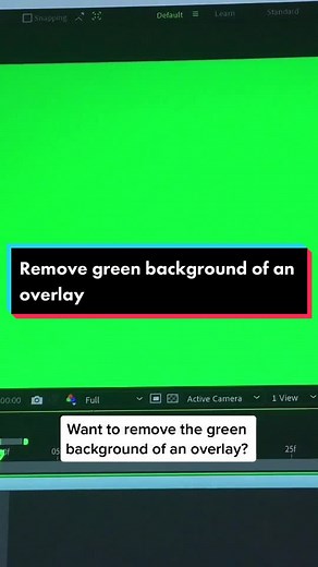 Reply to @naxtbobm Remove the green background of an overlay #aftereffects #fyp #tutorials #tutoriales