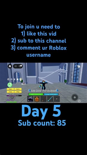 Day 5 how to get free +1 storage in blox fruits #shorts #roblox #bloxfruits #giveaway