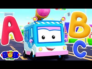 Alphabet Transport Vehicles + More Nursery Rhymes & Cartoon Videos for Children