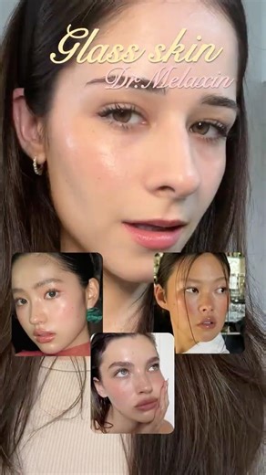 Logré tener glass skin✨ #drmelaxin #glassskin #glowymakeup #koreanskincare #skincare #drmelaxinstick