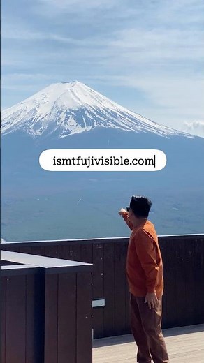 Most tourists never see Mt. Fuji this clearly 👀🗻 Save this for later! #japantravel #mtfuji