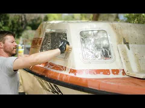 CLR - How to clean your Fiberglass Boat with CLR Calcium, Limescale & Rust Remover