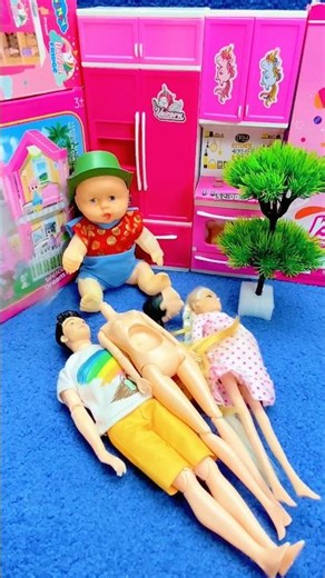 Satisfying With Unboxing & Review Doll Set Toys, ASMR Video #shorts