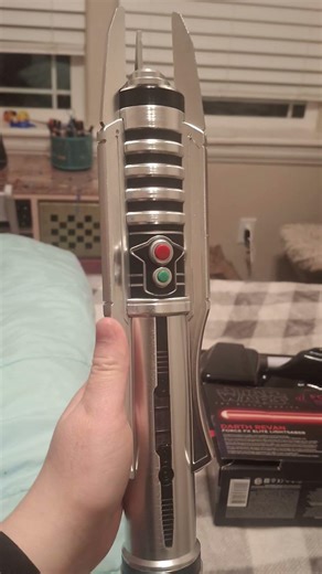 my darth revan yes really new silver gray sword light purple