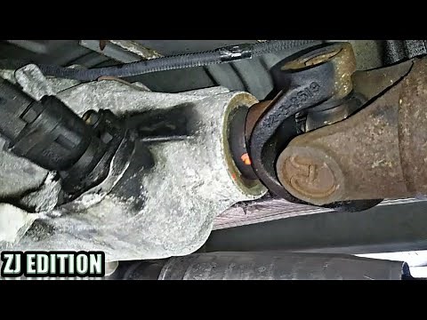 JEEP REAR DRIVESHAFT REMOVAL
