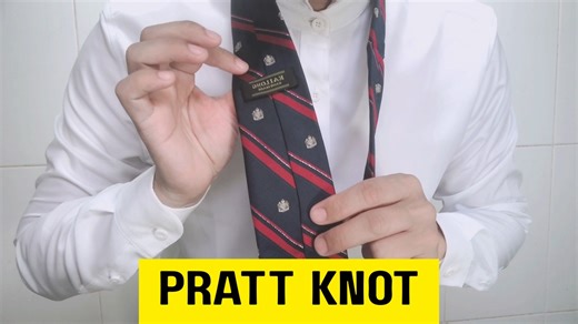 How to Tie The Pratt Knot Like a Pro #knotshort | KNOT SHORT