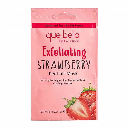 Exfoliating Strawberry Peel off Mask - Que Bella Beauty