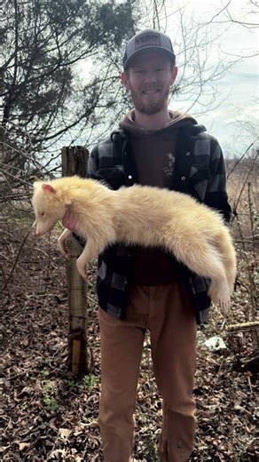 The rarest animal I’ve ever got to take!! #hunting #albino #outdoors
