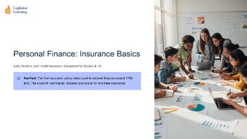 Personal Finance Insurance Basics Auto Renters Health Simulation Simulation G...