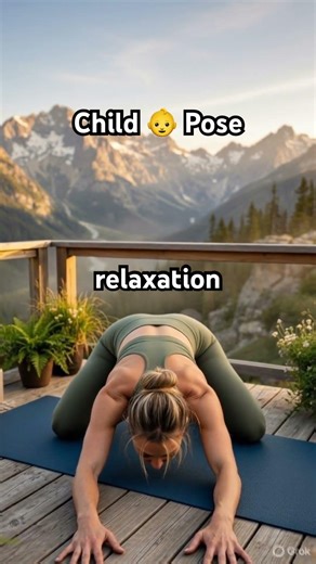 Child’s Pose in 10 Seconds | Relax, Stretch & Release Back Tension