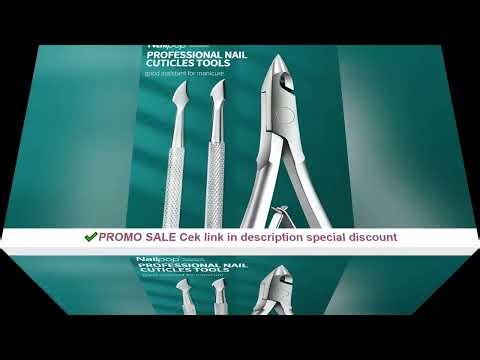 Nailpop Professional Stainless Steel Nail Cutter Scissor Nippers Function Cuticle Pusher Remover Man