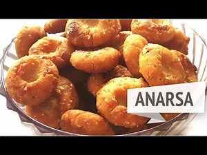 Rice Flour Sweet Dish only three ingredients || How to make Anarsa ||अनरसा बनाने का बेहद आसान तरीका