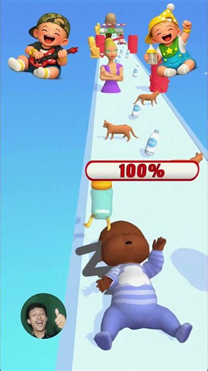 Super Milk 🔥 - Bottle Baby 3D Run Gameplay Level 6