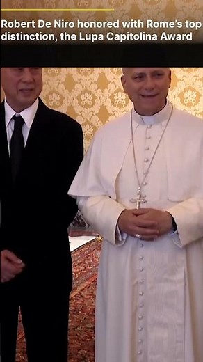 From Rome to the Vatican: Robert De Niro Meets Pope Leo After Top Honor | DWS News | AC14