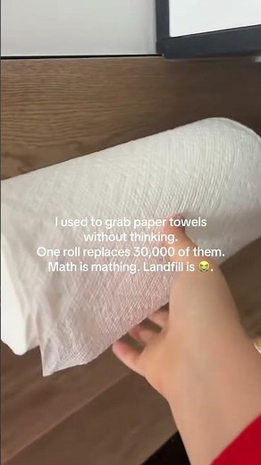 One reusable cloth roll can replace all of that. 🏡