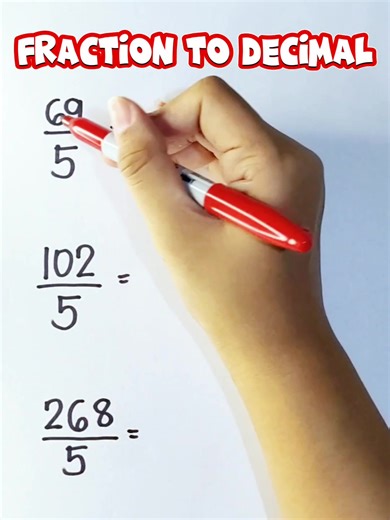 102K views · 4.1K reactions | FRACTION TO DECIMAL‼️ #math #mathteachergon #mathreview #mathtutorials | Math Tutorials | Facebook