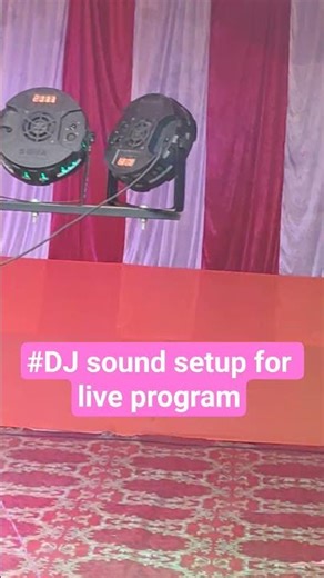 live program ke liye DJ setup | #dj #wedding #djvlog #djlight #virallight #lightsetup #youtubeshorts