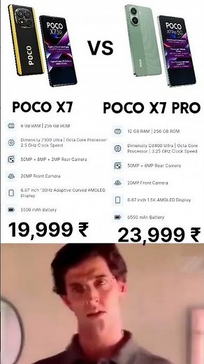 poco x7 5g vs poco x7 pro 5g best compireson reviews unboxing #viral #shorts 💯 💢