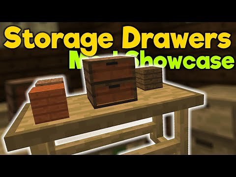 Minecraft Java - EPIC STORAGE - Storage Drawers || Mod Showcase