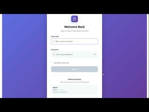 Basic version of a point of sale system.v0