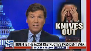 Tucker Carlson declares Joe Biden “the most destructive president in American history”