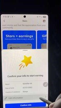 FACEBOOK STAR ￼ monetization ￼star set up