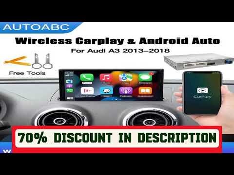 A must-have product! AUTOABC Wireless CarPlay Android Auto Interface for Audi A3 A4 A5 Q2 Q7 Q5L 8