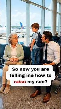 ✈️ Part 1 - Airport Seat Argument | Real-Life English Conversation Practice #shorts