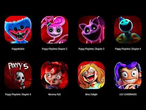 POPPY PLAYTIME CHAPTER 1, 2, 3, 4 & 5 FULL GAMEPLAY + ALL ENDINGS! (100% SECRETS & NO COMMENTARY)